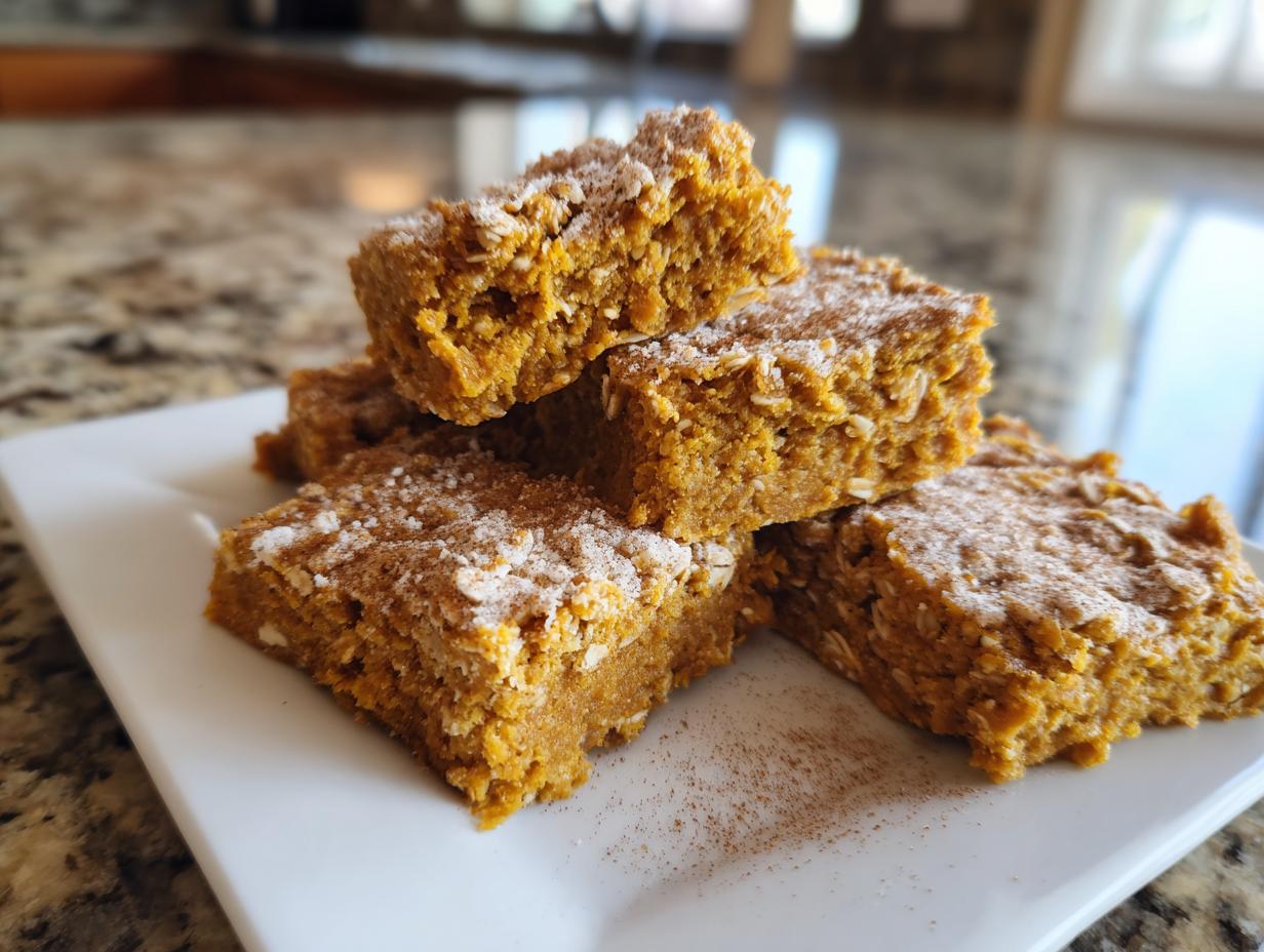 Customizable Protein Pumpkin Bars for Balanced Energy & No Sugar Crash